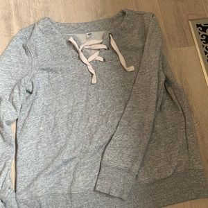 Old navy pull over crossed front